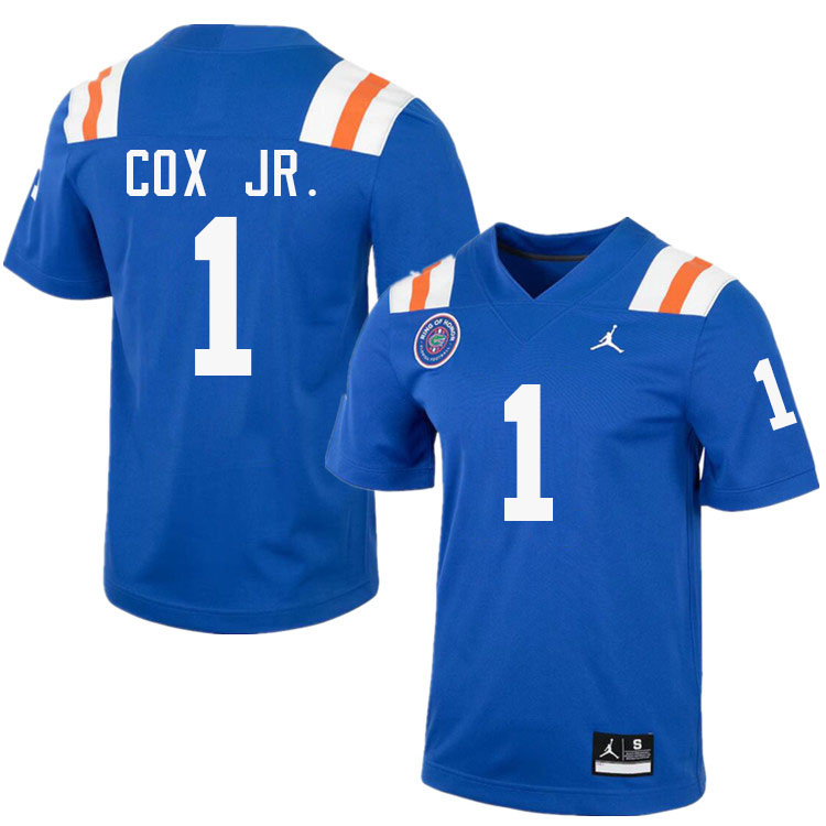 Brenton Cox Jr. Florida Jersey,Florida Gators #1 Brenton Cox Jr. Jersey Youth Uniforms-Throwback Royal Brenton Cox Jr. Florida Jersey,Florida Gators #1 Brenton Cox Jr. Jersey Youth Uniforms-Throwback Royal